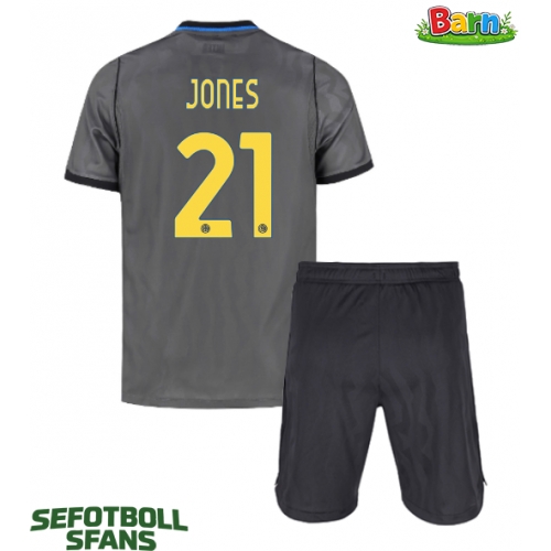 Inter Milan Curtis Jones #21 Tredjeställ Barn 2026-27 Kortärmad (+ Korta byxor)